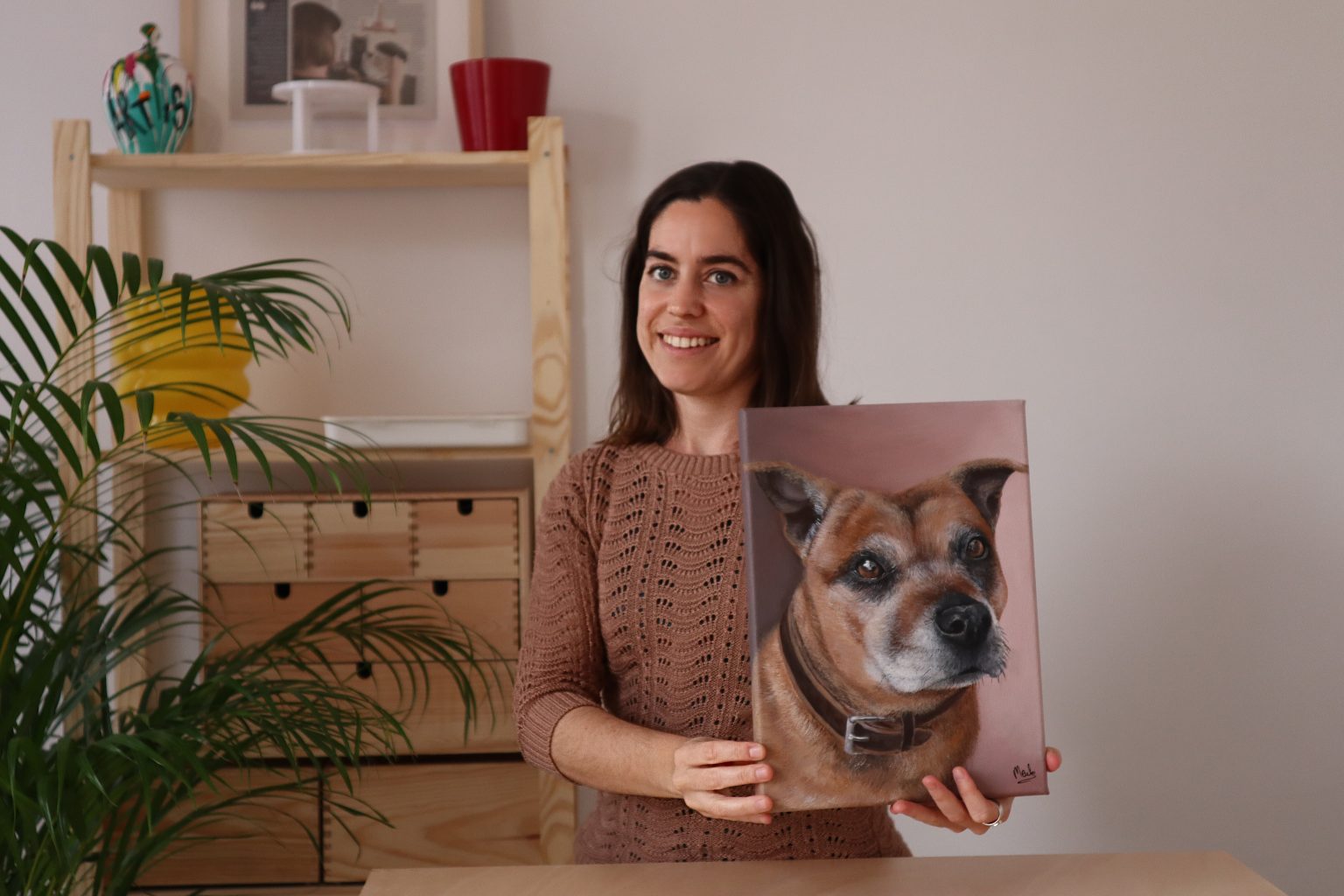 Carmen López es Menlo Artist, especialista en retratos de animales